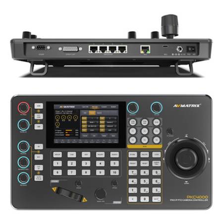 AVMATRIX PKC4000-NDI - Touch Screen PTZ Camera Controller with NDI_Porty i sterowanie_2